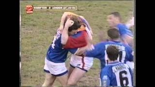 Warrington v London 1996 Tries [upl. by Etireugram]