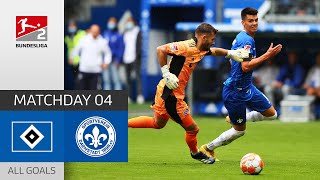 4 Goals In A Half  Hamburger SV  Darmstadt 98 22  All Goals  Matchday 4 – Bundesliga 2 202122 [upl. by Sherwynd]