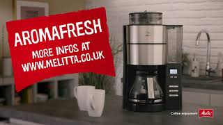 Melitta® AromaFresh with removable water tank [upl. by Ilarin]