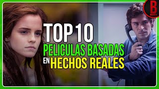 TOP 10 Mejores Películas BASADAS en HECHOS REALES [upl. by Floyd491]