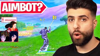 Reacting to the Best Aim in Fortnite History [upl. by Rigby]