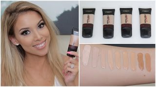 LOreal Infallible Pro Matte Foundation  Review Swatches Tips  Lustrelux [upl. by Waynant]