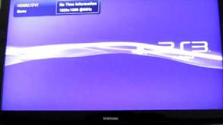 New PS3 Slim startup sound and screen [upl. by Virgy]