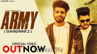 Sumit Goswami  ARMY  Latest Haryanvi New Song 2020  Sonotek Live [upl. by Akinaj]