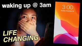 waking up at 3am for a WEEK life changing [upl. by Lizzie]