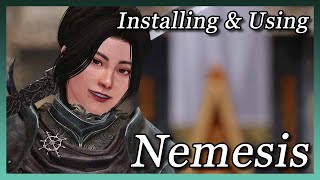 Skyrim LESE  How to Install Nemesis and any Nemesis Mod [upl. by Ahsasal200]