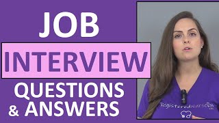 Nursing Interview Questions and Answers by Nurse Sarah [upl. by Anirret254]