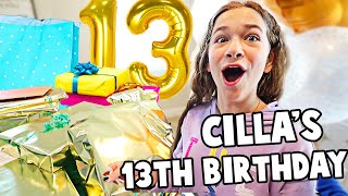 CILLAS 13TH BIRTHDAY OPENING PRESENTS PART 2  JKREW [upl. by Wheelwright]