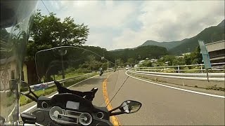 BMW R1200×3タイプ  K1600GTL で弾丸ツーリング [upl. by Ahseenak207]