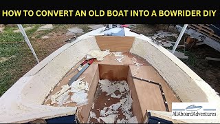 Boat conversion into Bowrider [upl. by Labotsirhc635]