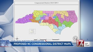 Proposed North Carolina Congressional District maps [upl. by Anhaj987]