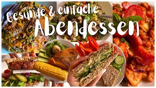 7 GESUNDE ABENDESSEN REZEPTE  Einfache amp Schnelle Ideen mit viel Gemüse Protein VEGGIEVEGAN [upl. by Kalli]