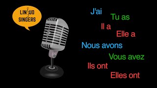 Avoir present tense song  Jai tu as il a [upl. by Akcirred]