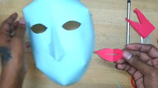 3D Paper Face Mask [upl. by Imoan]