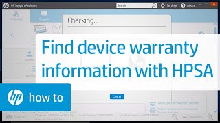 Warranty Information For Your HP Device  HP Support Assistant  HP [upl. by Notsehc498]