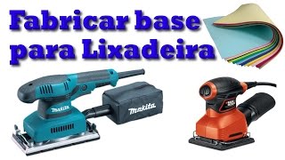 Base para lixadeira orbital  Faça e economize seu dinheiro [upl. by Anikal]