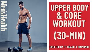 30Minute Upper Body amp Core Workout  Men’s Health UK [upl. by Gredel]