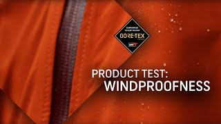 GORETEX Products Test 2 Windproofness [upl. by Enrica828]