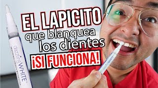 COMO BLANQUEAR los DIENTES en CASA con el LAPICITO MÁGICO 😎 [upl. by Farnsworth306]