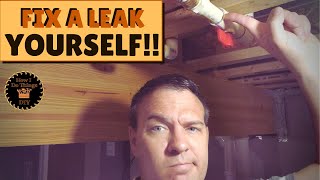 How To Fix A Leaky PVC Joint  DIY Plumbing [upl. by Notlrac]