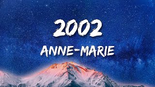 AnneMarie  2002 Lyrics [upl. by Aramoy]