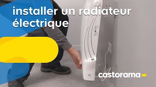 Installer un radiateur électrique Castorama [upl. by Ryun]