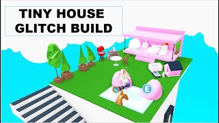 Tiny house Glitch Build Pink Adopt me Roblox [upl. by Ylurt939]