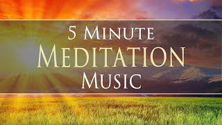 5 Minute Meditation Music  with Earth Resonance Frequency for Deeper Relaxation [upl. by Polard]