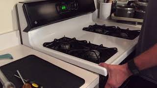 How to pull out an old or existing Range Oven Stove [upl. by Niras]