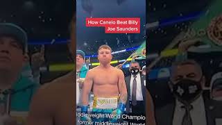 HOW CANELO ÁLVAREZ BEAT BILLY JOE SAUNDERS  Highlights [upl. by Haimrej233]