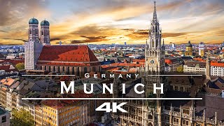 Munich Germany 🇩🇪  by drone 4K [upl. by See75]