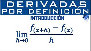 Derivadas usando la definición  Introducción [upl. by Rahab]