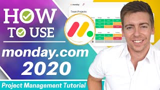 How to use Mondaycom  Daytoday Project Management Monday Tutorial for Beginners [upl. by Sherard]