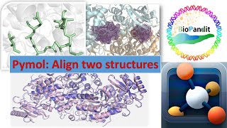 How to align two structures in Pymol Part 1 [upl. by Desdee649]