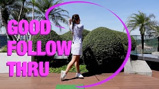 Good Follow Through  Golf with Michele Low [upl. by Annmaria]