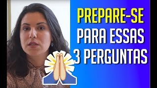 ENTREVISTA PREPARESE PARA ESSAS 3 PERGUNTAS [upl. by Tooley]