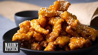 How To Make A Lighter Crispier Sesame Chicken  Marions Kitchen [upl. by Elsbeth]