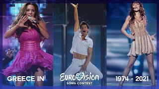 Greece In Eurovision All Entries 1974  2021 [upl. by Ansel]