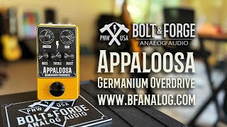 Bolt amp Forge APPALOOSA Germanium Overdrive [upl. by Annaeel]