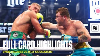 FULL CARD HIGHLIGHTS  Canelo vs Saunders [upl. by Ressay]