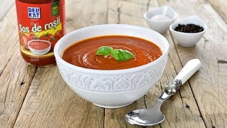 Supa de rosii cu ardei copt  Tomatoes amp Roasted peppers Soup CC Eng Sub  JamilaCuisine [upl. by Bosch552]