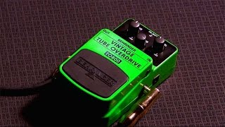 VINTAGE TUBE OVERDRIVE TO800 Vintage TubeSound Overdrive Effects Pedal [upl. by Tlok]