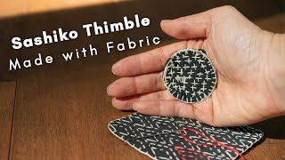 Make Your Own Sashiko Palm Thimble [upl. by Ttoile]