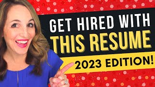 How to Write The BEST Resume in 2023  NEW Template and Examples INCLUDED [upl. by Edmonds645]