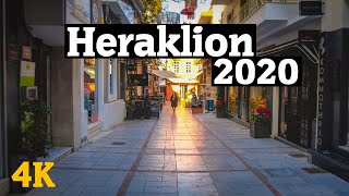 Heraklion Crete WALKING TOUR👢 [upl. by Socin]