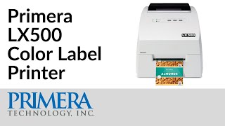 Primera LX500 Label Printer [upl. by Mosenthal843]