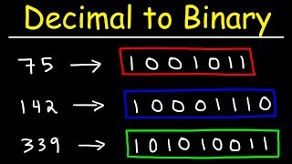 How To Convert Decimal to Binary [upl. by Vipul77]