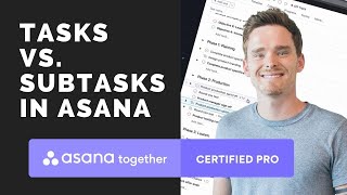 Tasks vs Subtasks in Asana [upl. by Alamaj]