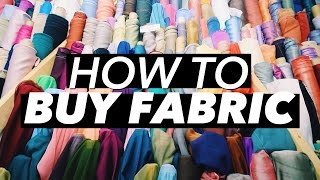 How to Buy Fabric Terminology amp Shopping Tips  WITHWENDY [upl. by Eilerua898]