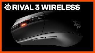 Rival 3 Wireless Gaming Mouse with 400Hour Battery Life  SteelSeries [upl. by Valle]